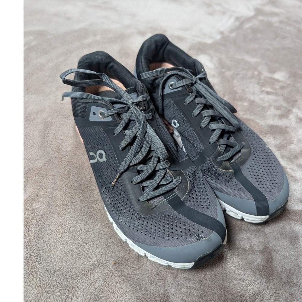 On Running Cloud X Womens 8.5 Grey Coral Training Shoes 35.99234